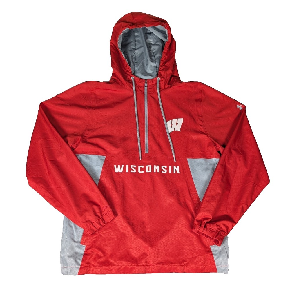 Wisconsin Badgers | Under Armour‎ | Red | Mens | Hooded Jacket | M